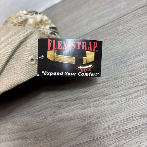 Ford Dodge Baseball Hat Cap Tan Camo Bill, Silsbee Fleet Group Flex Strap NEW - Picture 5 of 9